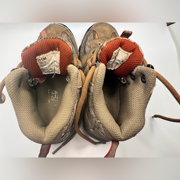 Coleman Griz Jr. Hiker Outdoor Boots Boys Toddler Size 11 Brown Leather and Camo - Picture 10 of 13